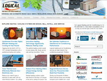 Tablet Screenshot of logicalhvac.com